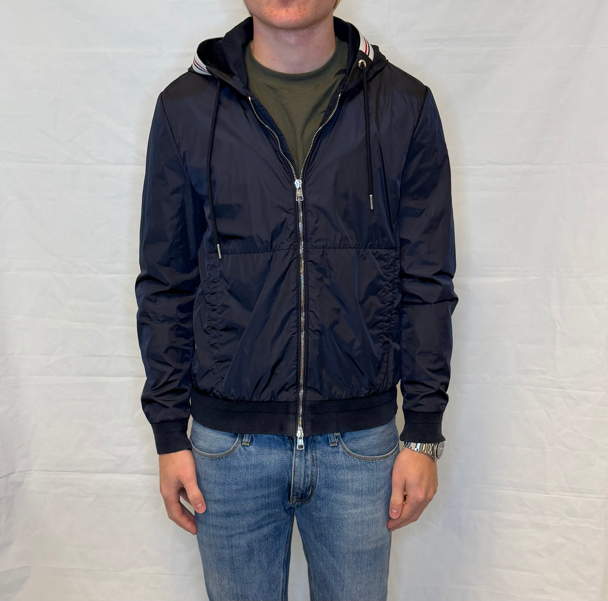 Moncler Windbreaker Navy Men's