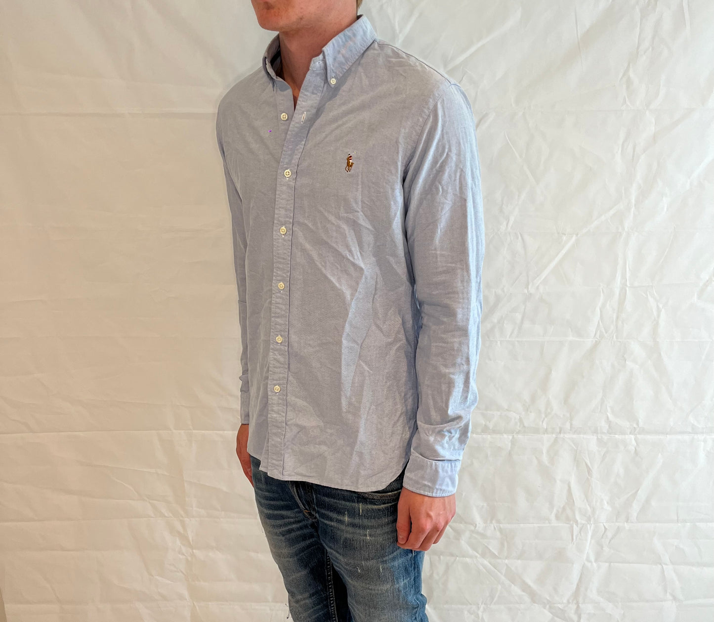 Polo Ralph Lauren Slim Fit Shirt Light Blue Men's