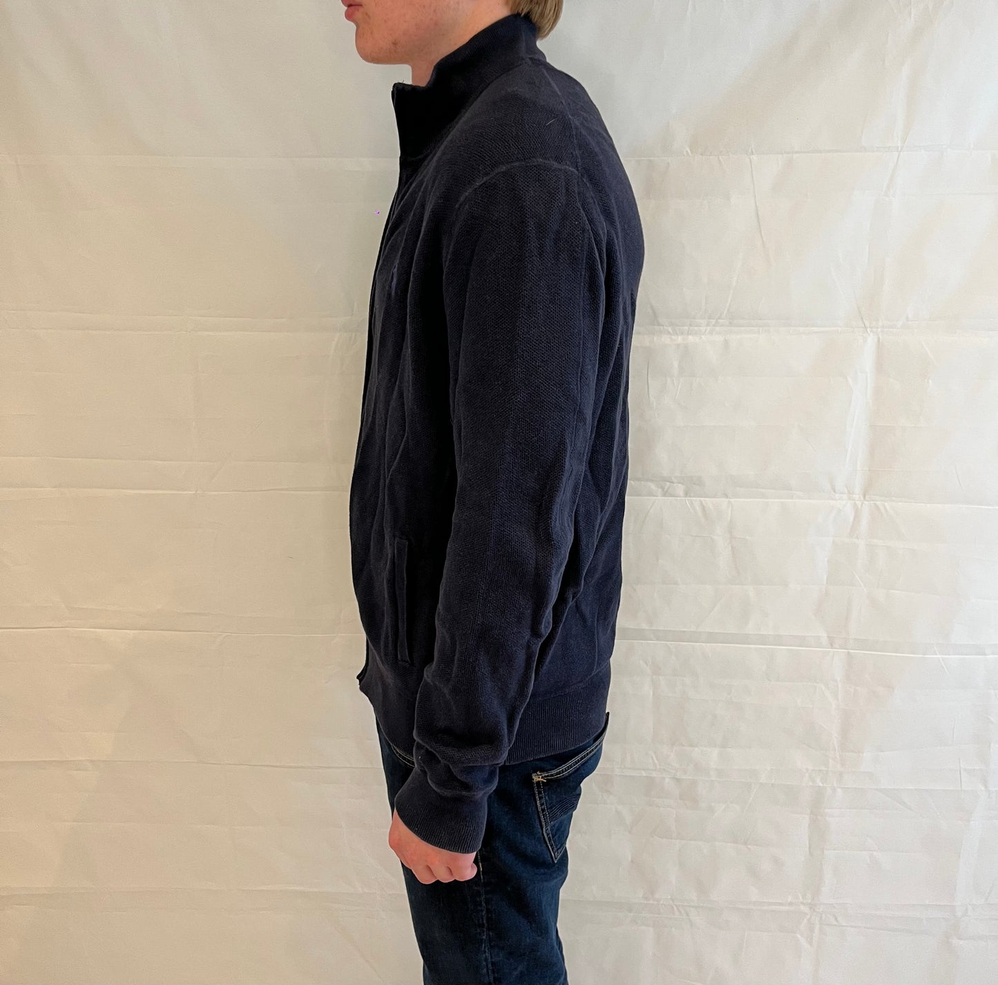 Polo Ralph Lauren Full Zip Cardigan Blue Men's