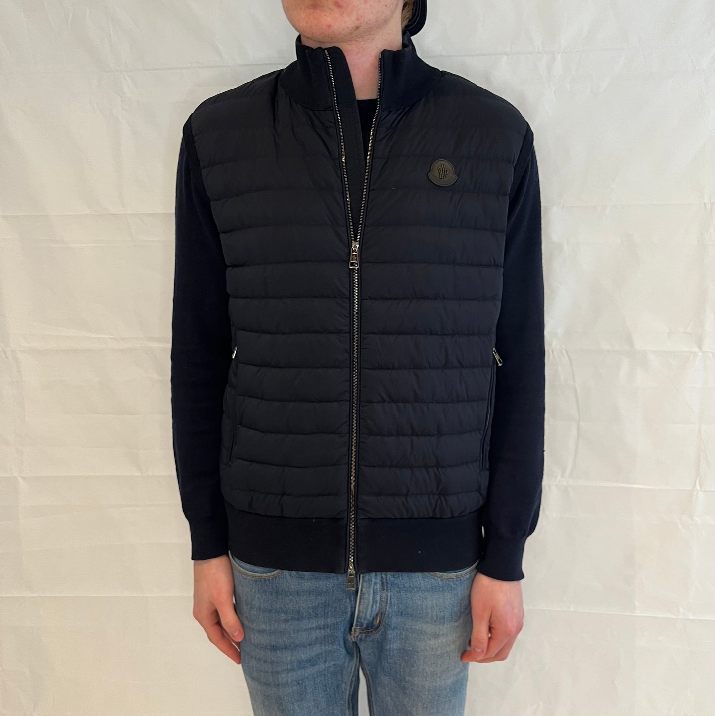 Moncler Tricot Vest Men's Blue