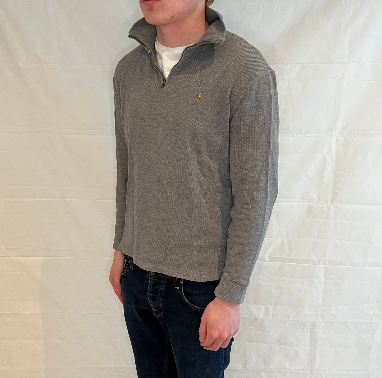Polo Ralph Lauren Half Zip Grey Men's
