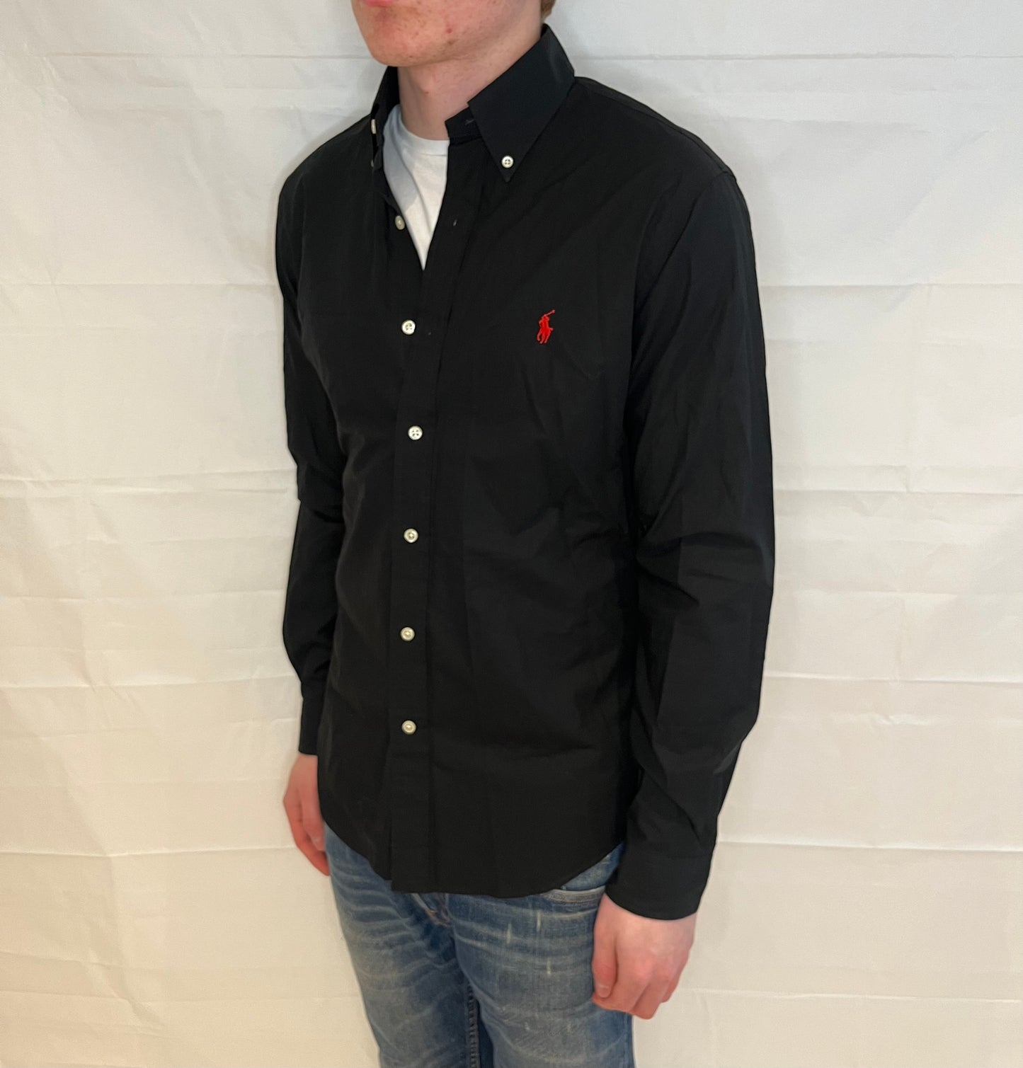 Polo Ralph Lauren Slim Fit Shirt Black Men's