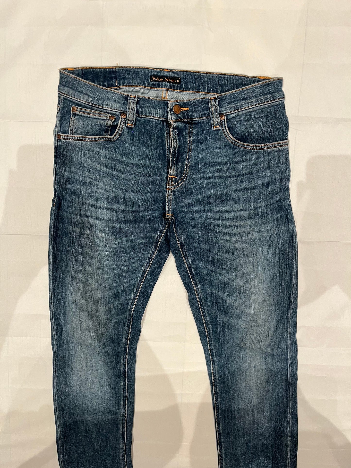 Nudie Tight Terry Jeans Blue Men's