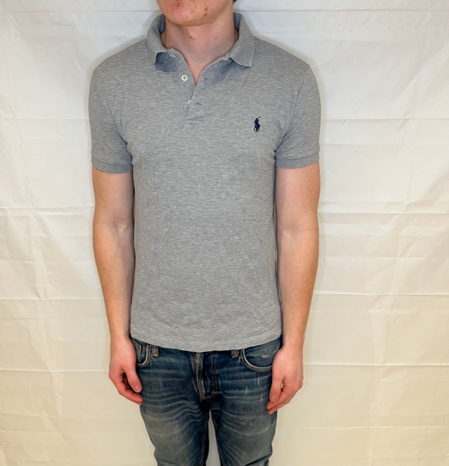 Polo Ralph Lauren Slim Fit Polo Grey Men's