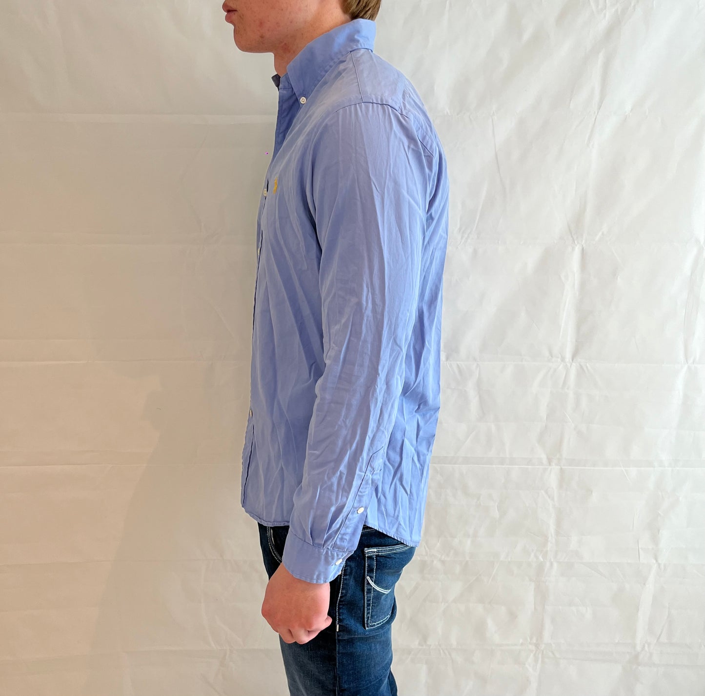 Polo Ralph Lauren Custom Fit Shirt Light Blue Men's