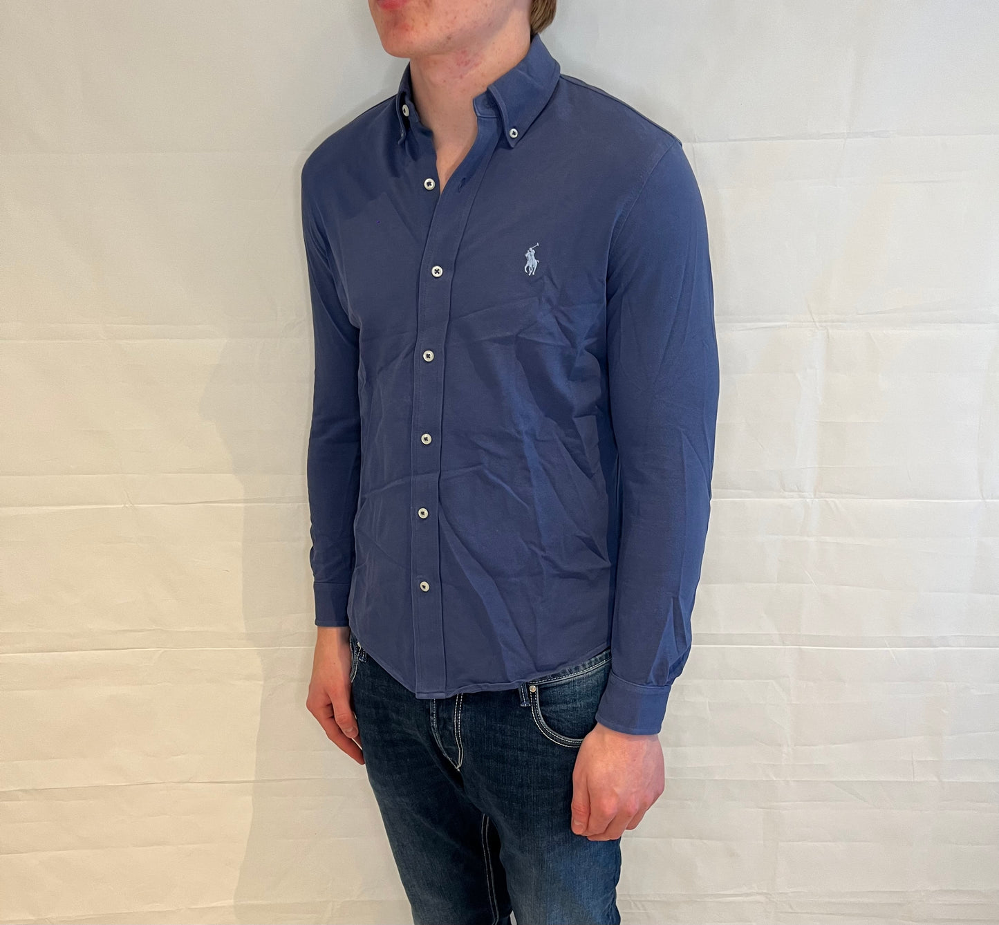Polo Ralph Lauren Featherweight Mesh Shirt Blue Men's