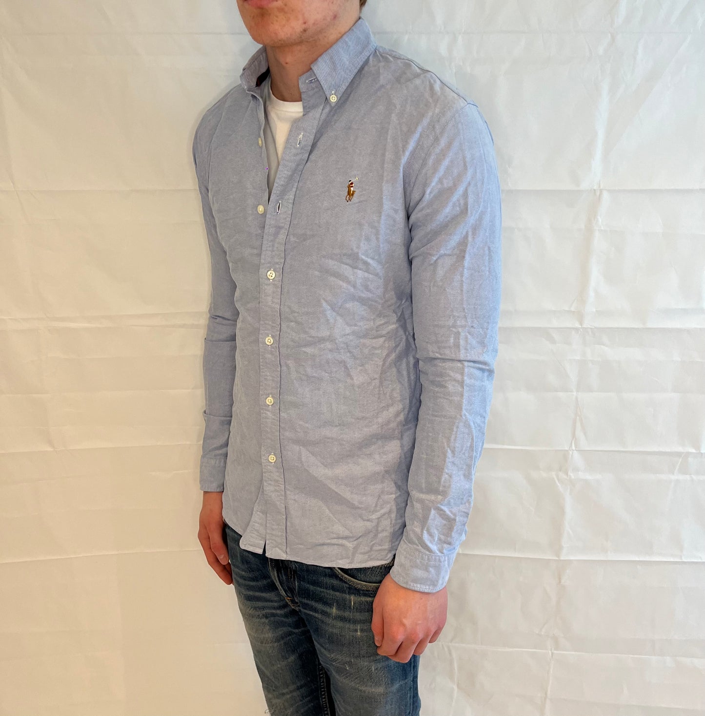 Polo Ralph Lauren Slim Fit Shirt Light Blue Men's