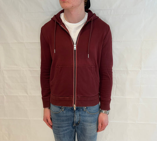 Moncler Hoodie Men's burgundy