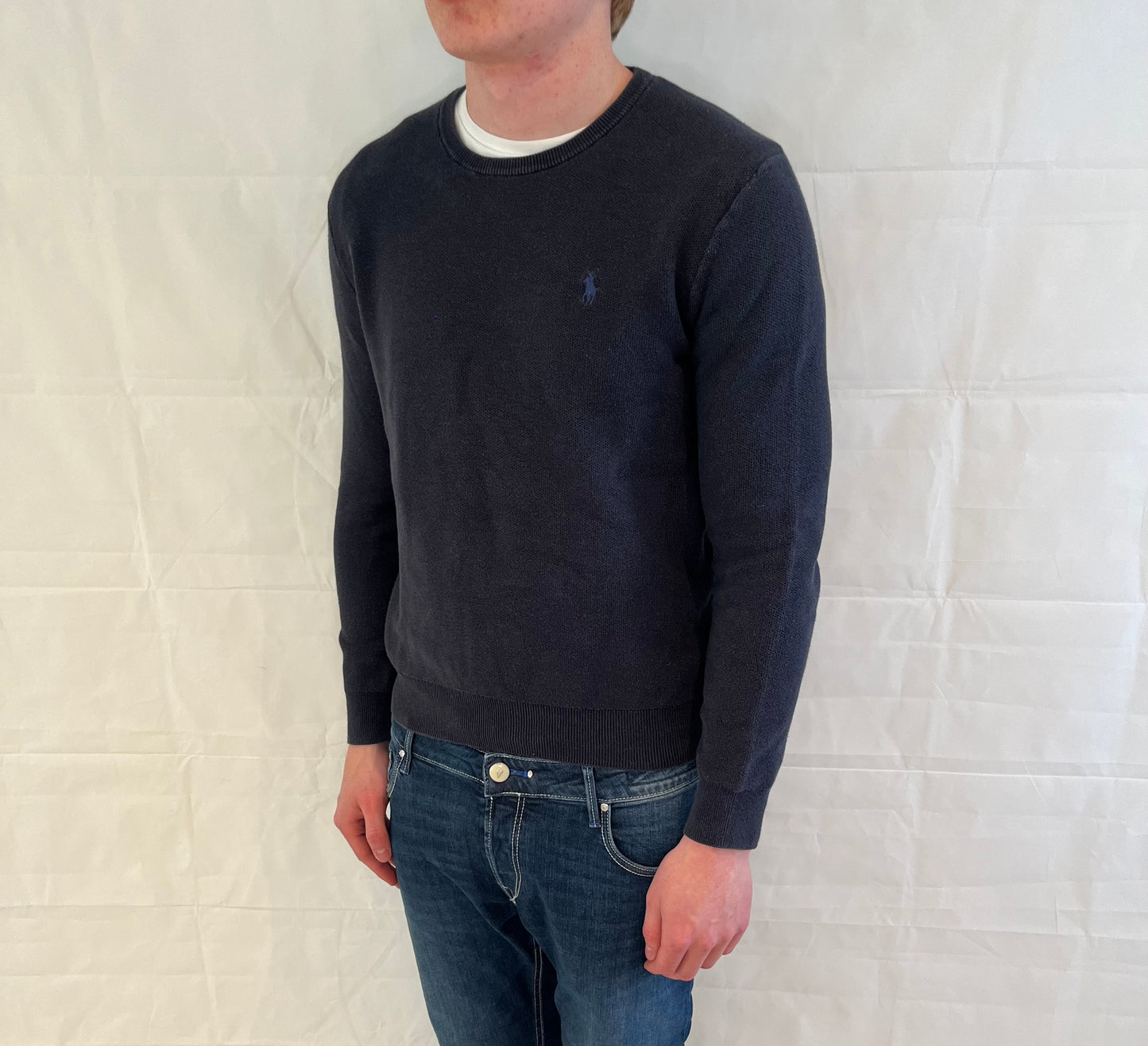 Polo Ralph Lauren Sweater Prima Cotton Blue Men's