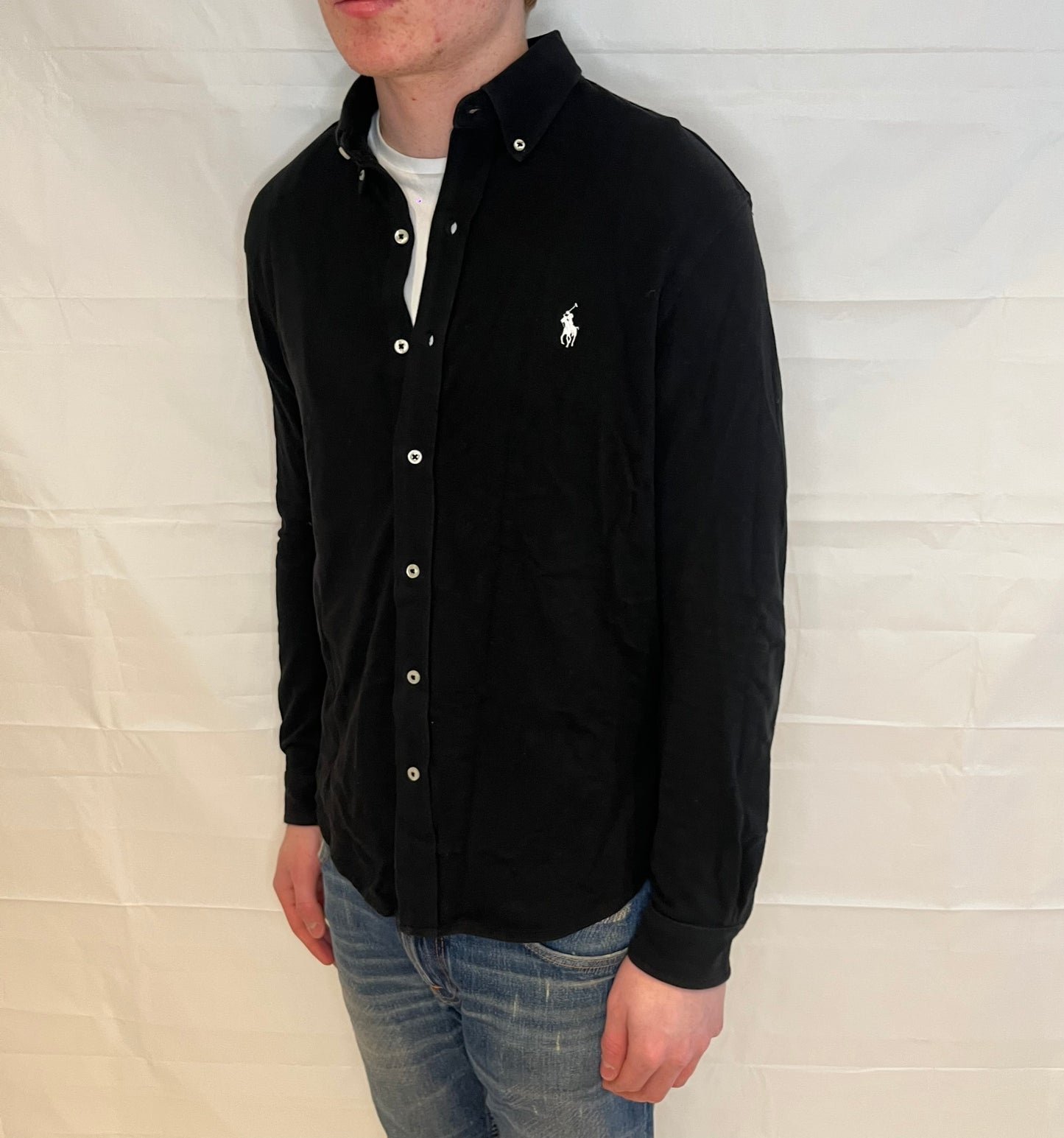 Polo Ralph Lauren Featherweight Mesh Shirt Black Men's