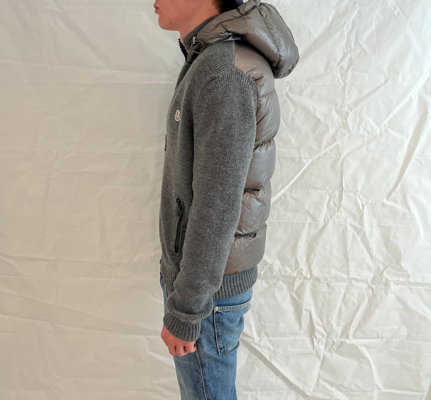 Moncler Tricot Cardigan Men's Grey