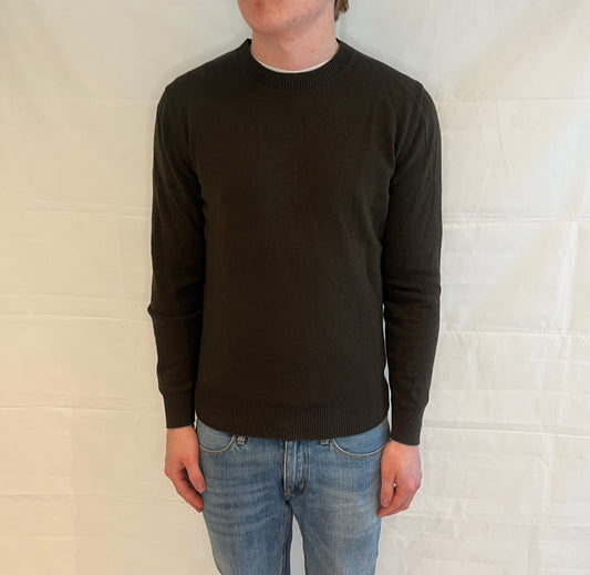 Massimo Dutti Sweater Olive Green Men's