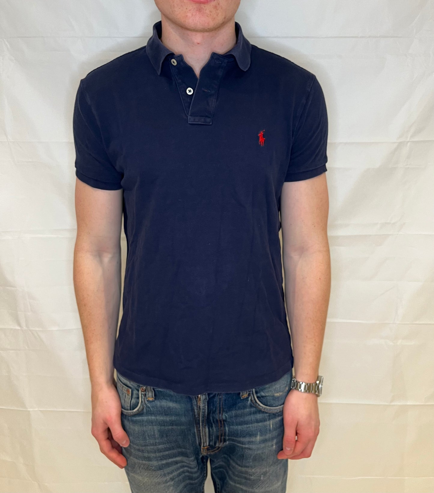 Polo Ralph Lauren Custom Slim Fit Polo Blue Men's