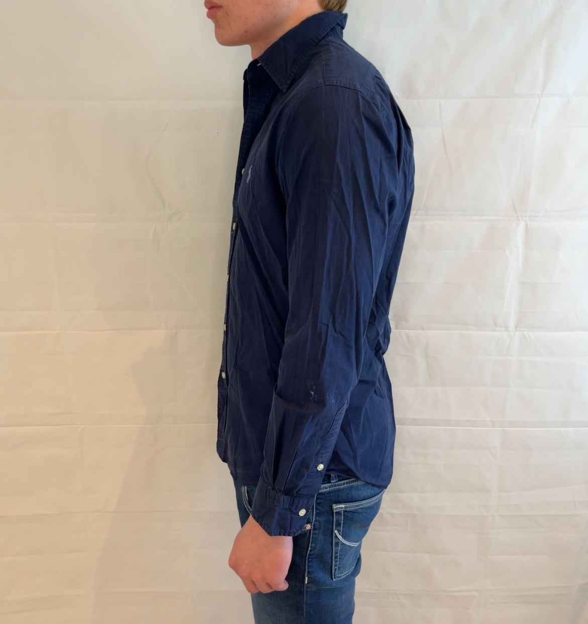 Polo Ralph Lauren Slim Fit 100% Cotton Stretch Shirt Blue Men's
