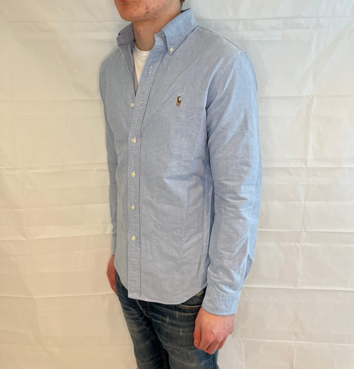 Polo Ralph Lauren Slim Fit Shirt Light Blue Men's