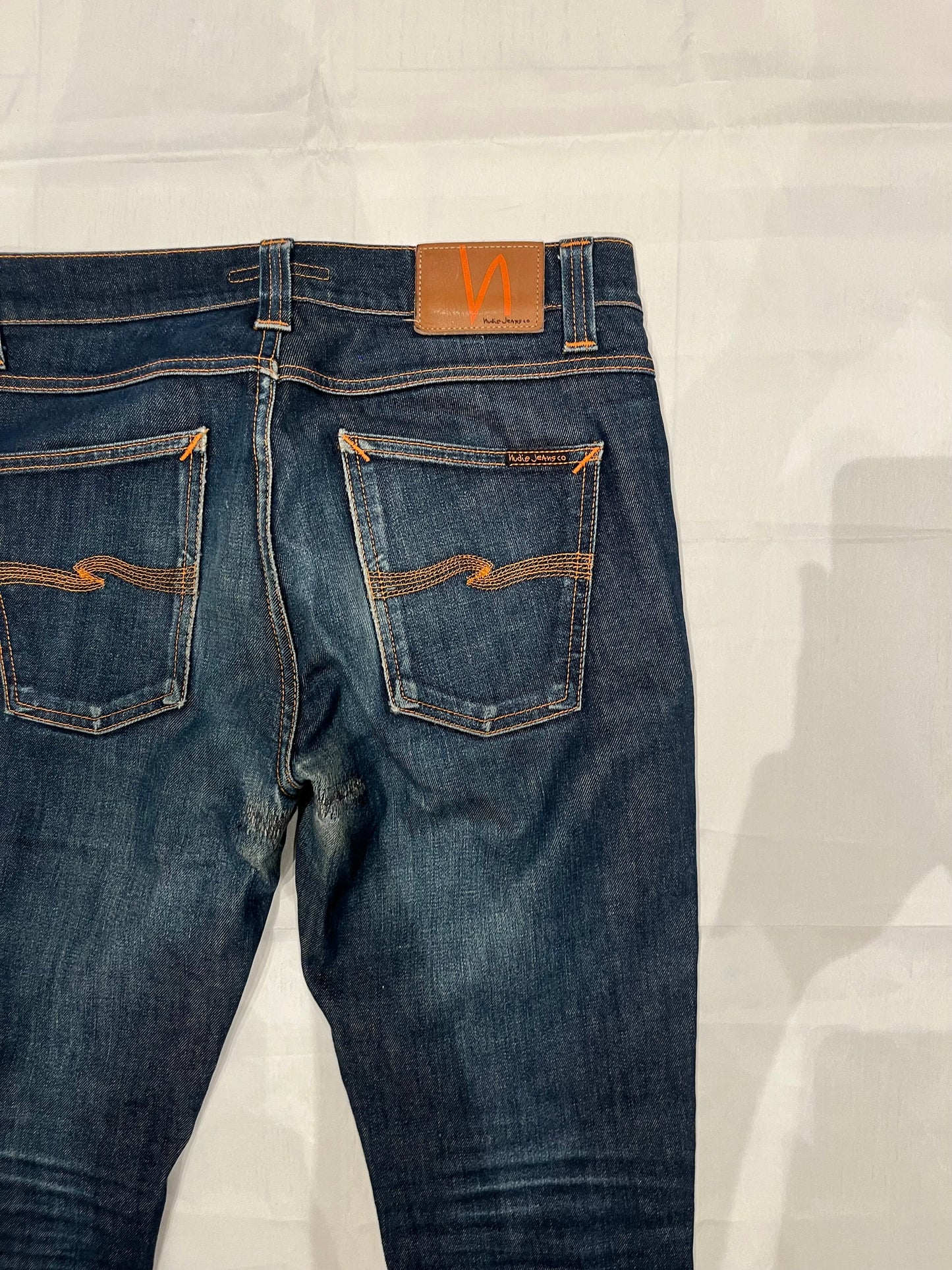 Nudie Lean Dean Jeans Blue Men's
