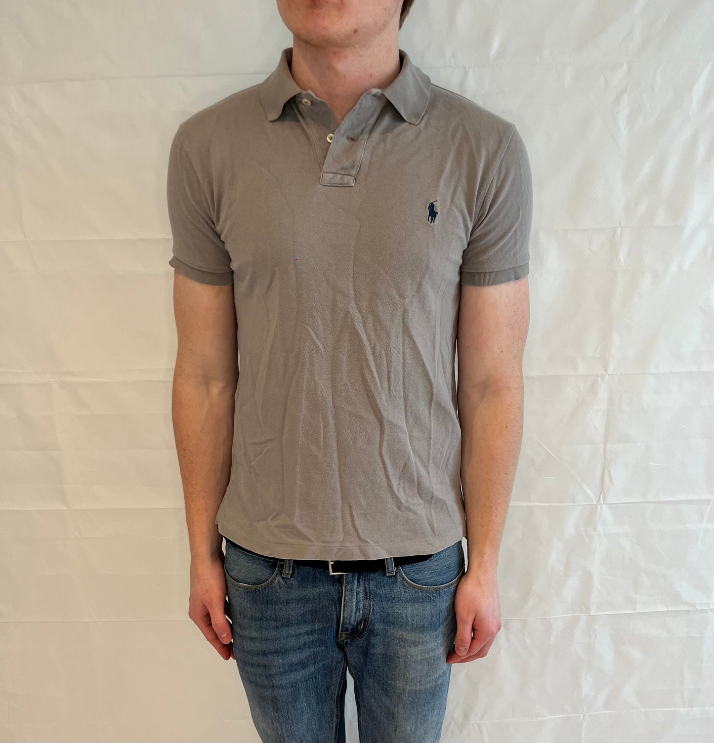 Polo Ralph Lauren Slim Fit Polo Grey Men's