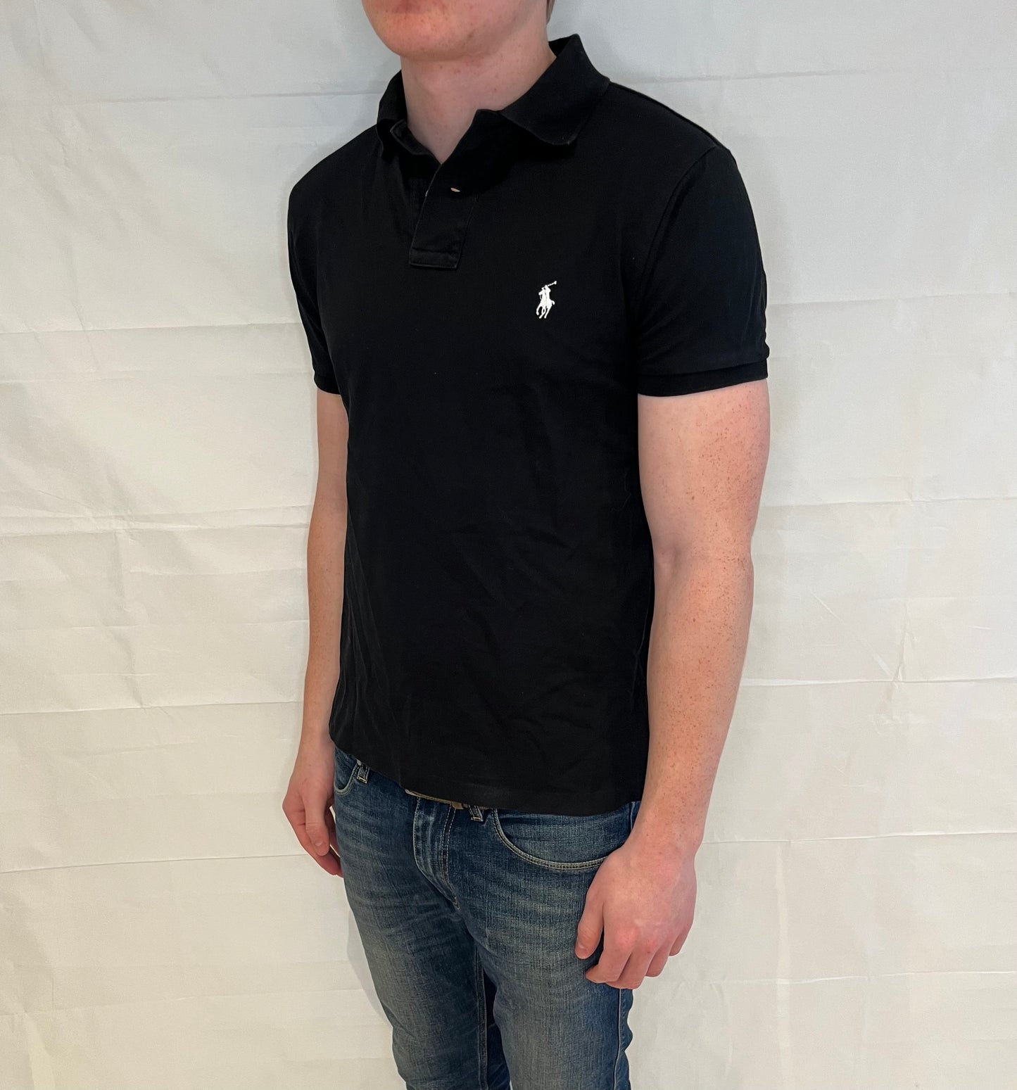 Polo Ralph Lauren Prima Stretch Mesh Polo Black Men's