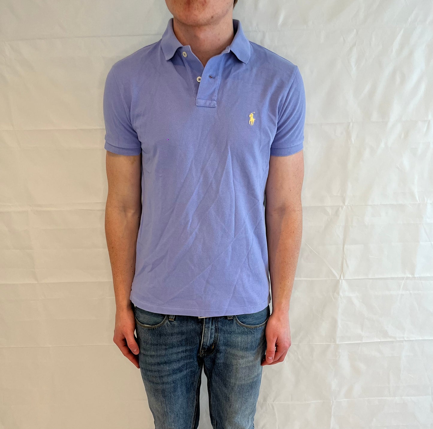 Polo Ralph Lauren Custom Slim Fit Polo Purple Men's