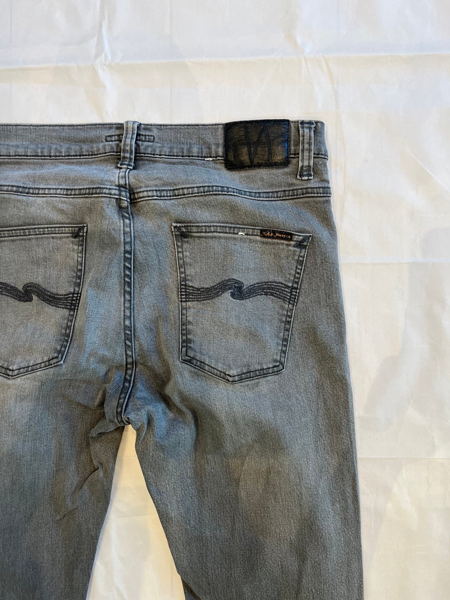 Nudie Lean Dean Jeans Grey Men's