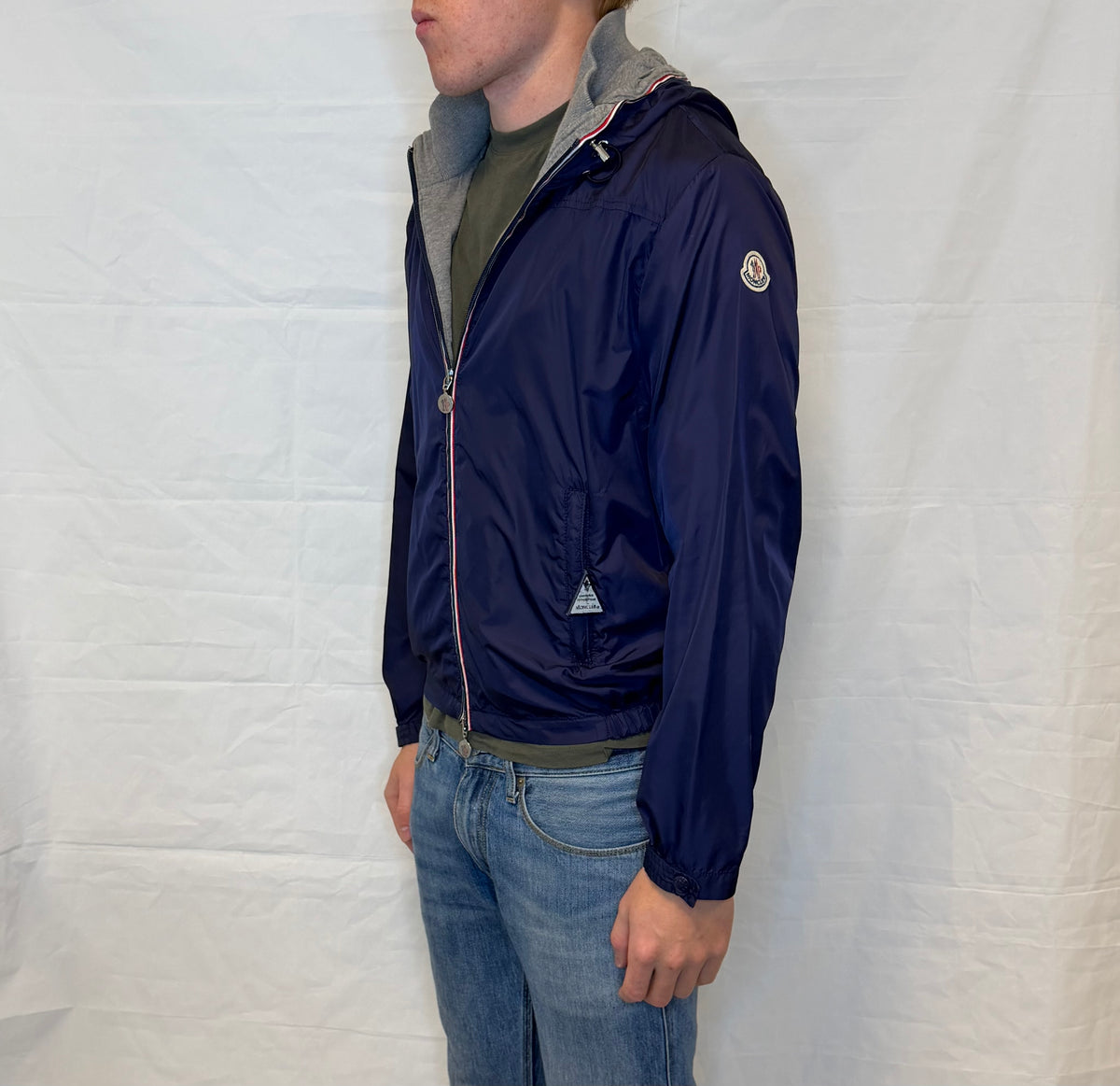Moncler Urville Windbreaker Blue Men's