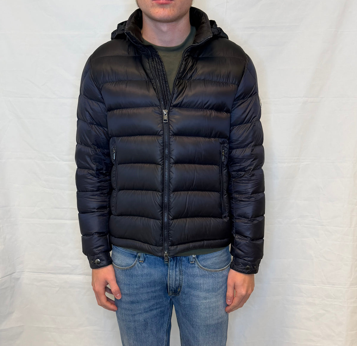 Moncler Jacket Navy Men's
