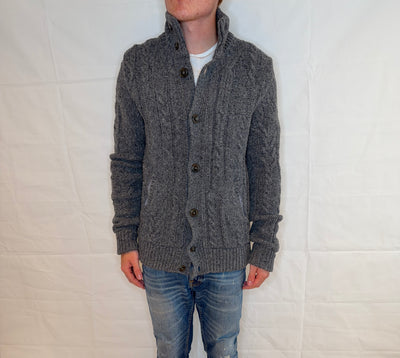Woolrich Cardigan Grey Men's