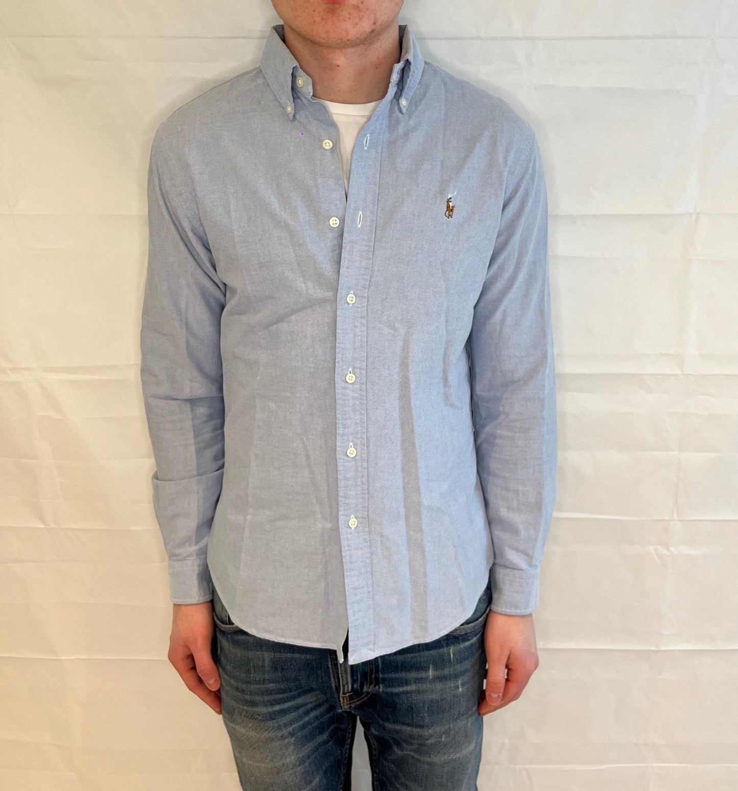 Polo Ralph Lauren Slim Fit Shirt Light Blue Men's