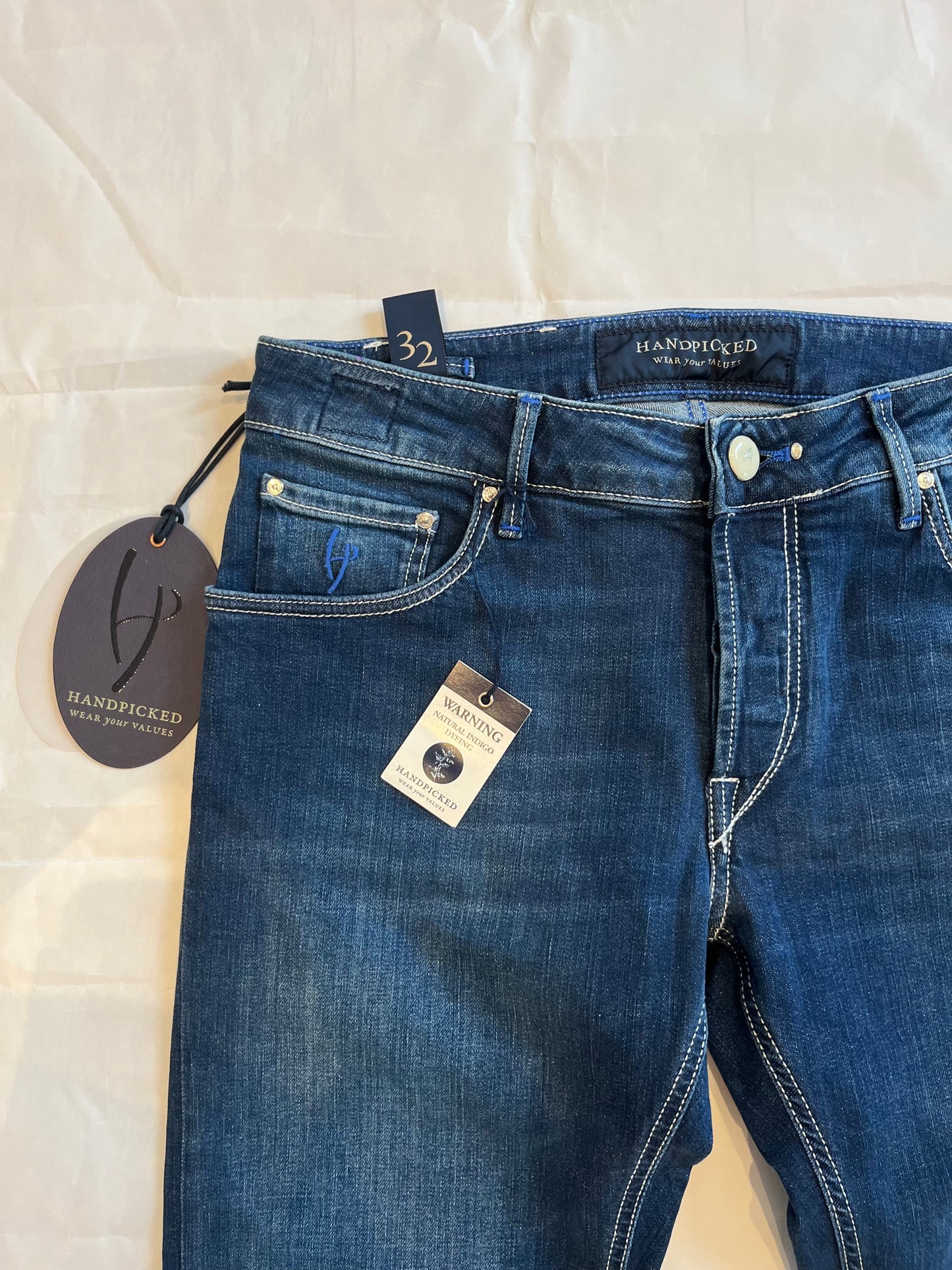 Handpicked Slim Fit Orvieto Jeans Blue Men's