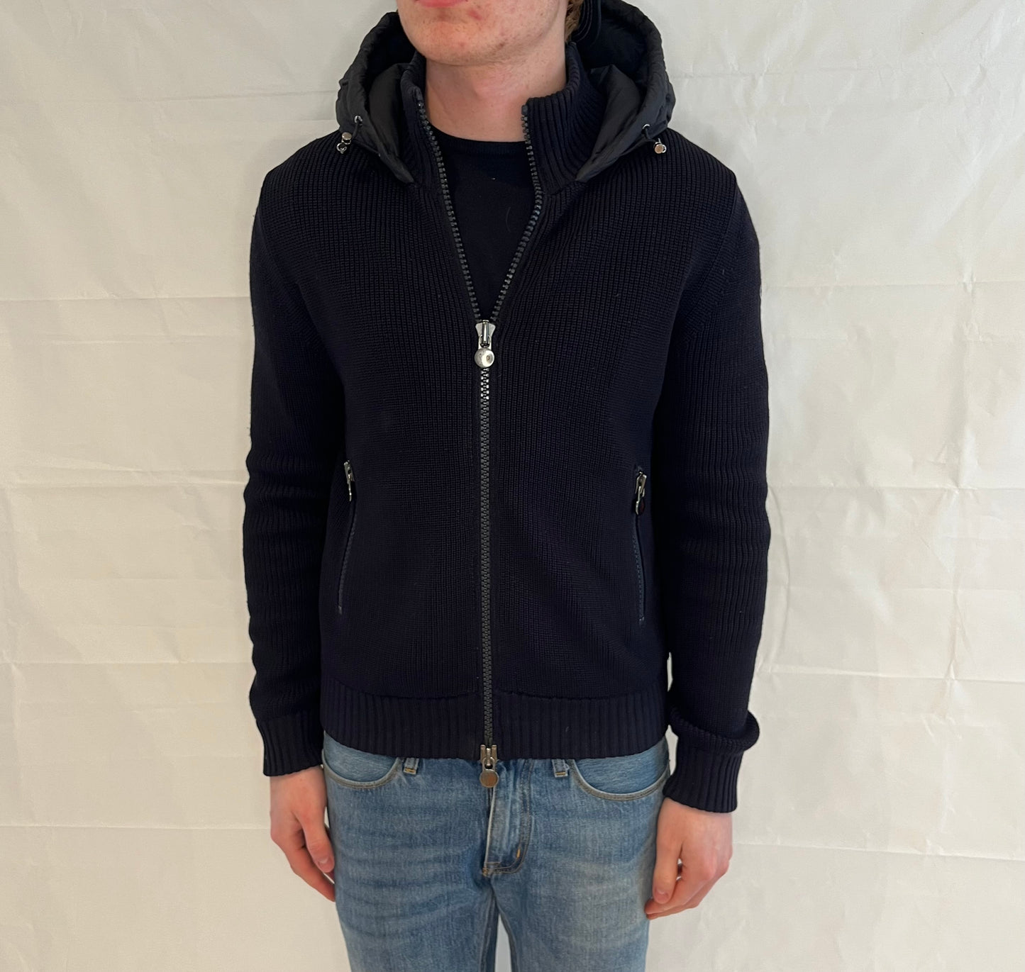 Moncler Tricot Cardigan Men's Blue