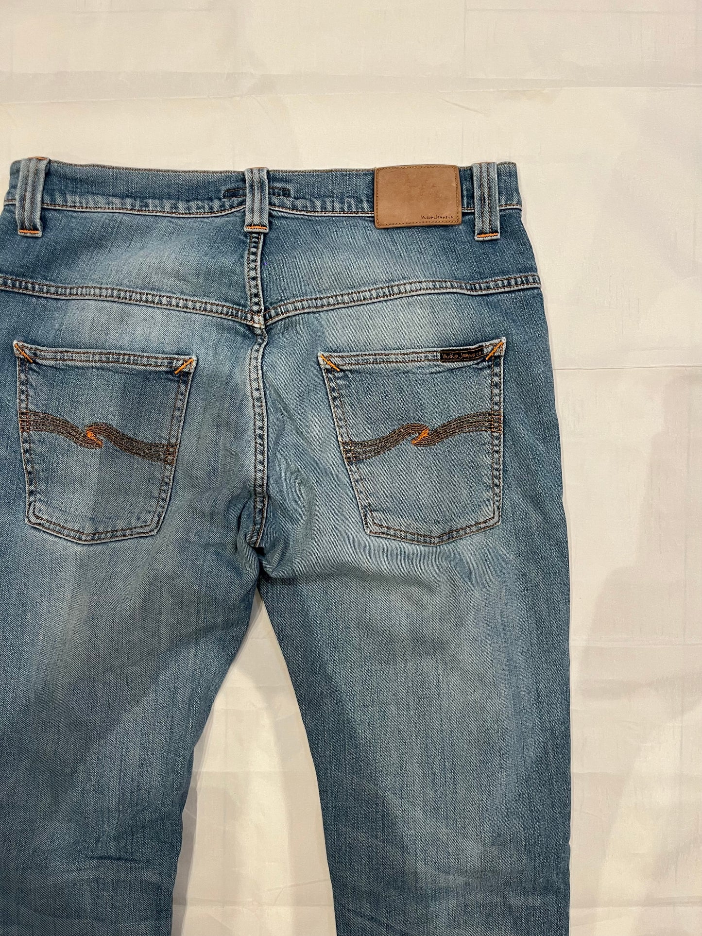 Nudie Thin Finn Jeans Light Blue Men's