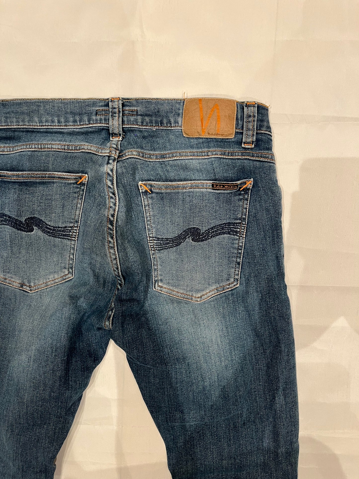Nudie Tight Terry Jeans Blue Men's