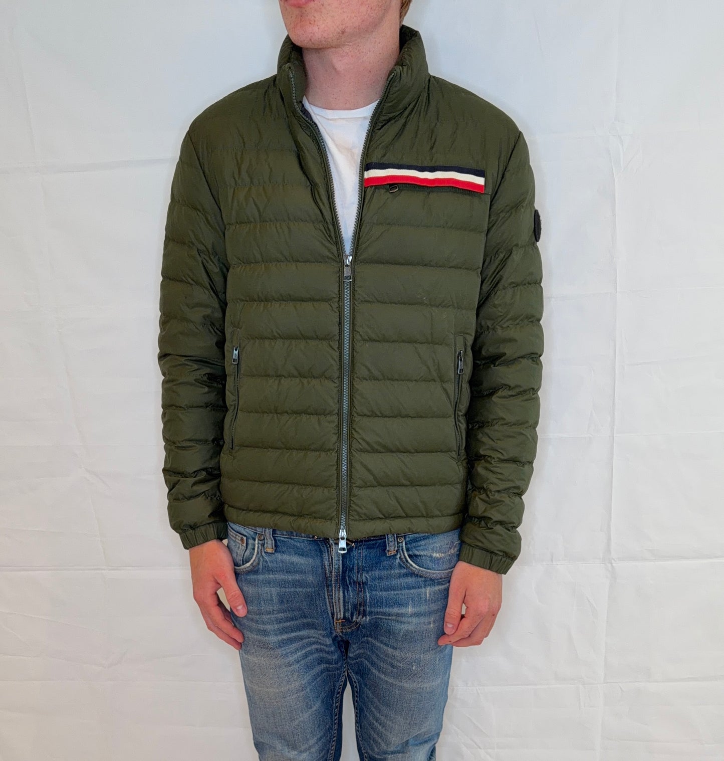 Moncler Jacket Olive Green Men's