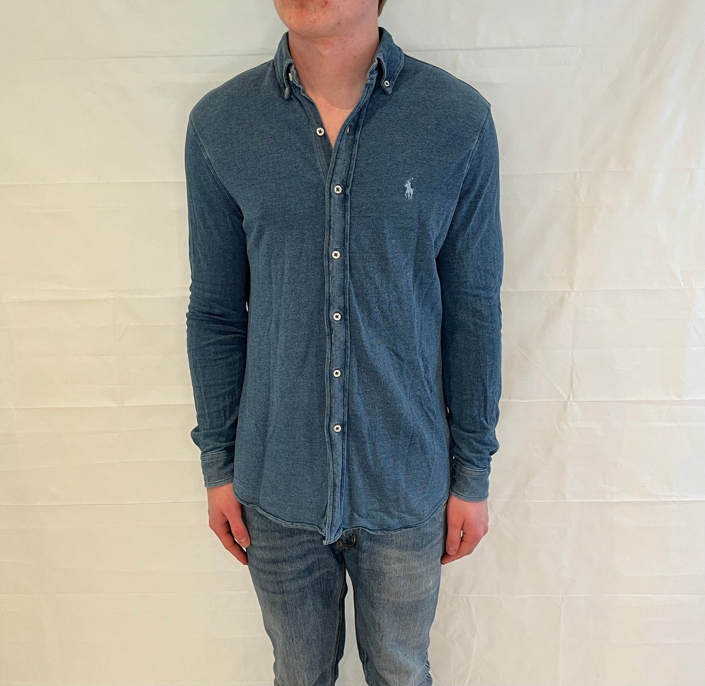 Polo Ralph Lauren Featherweight Mesh Shirt Blue Men's