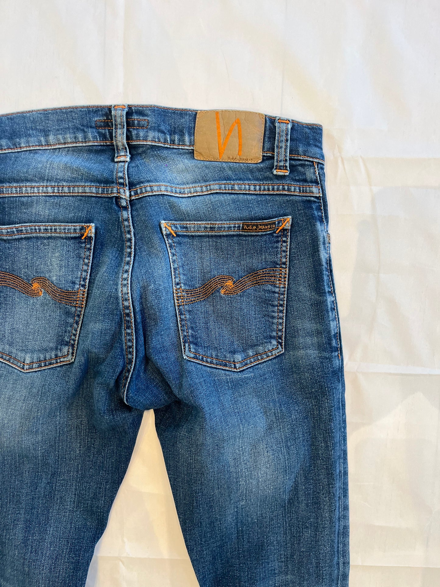 Nudie Tight Terry Jeans Blue Men's