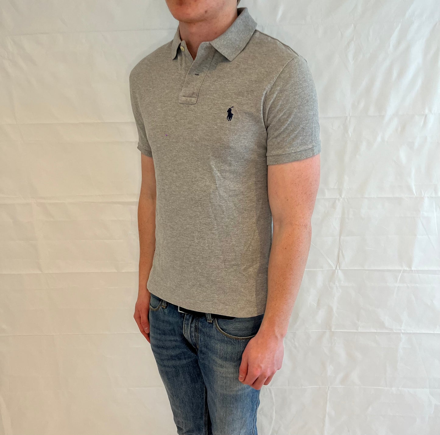 Polo Ralph Lauren Slim Fit Polo Grey Men's