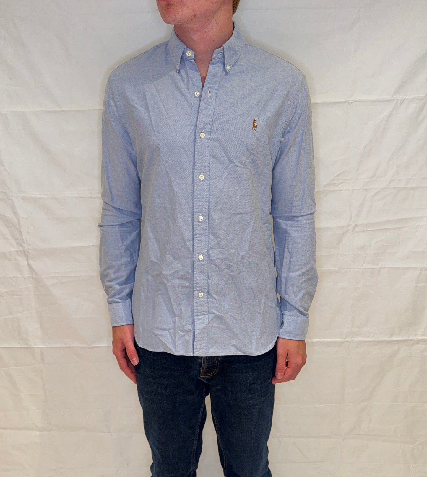 Polo Ralph Lauren Slim Fit Shirt Light Blue Men's