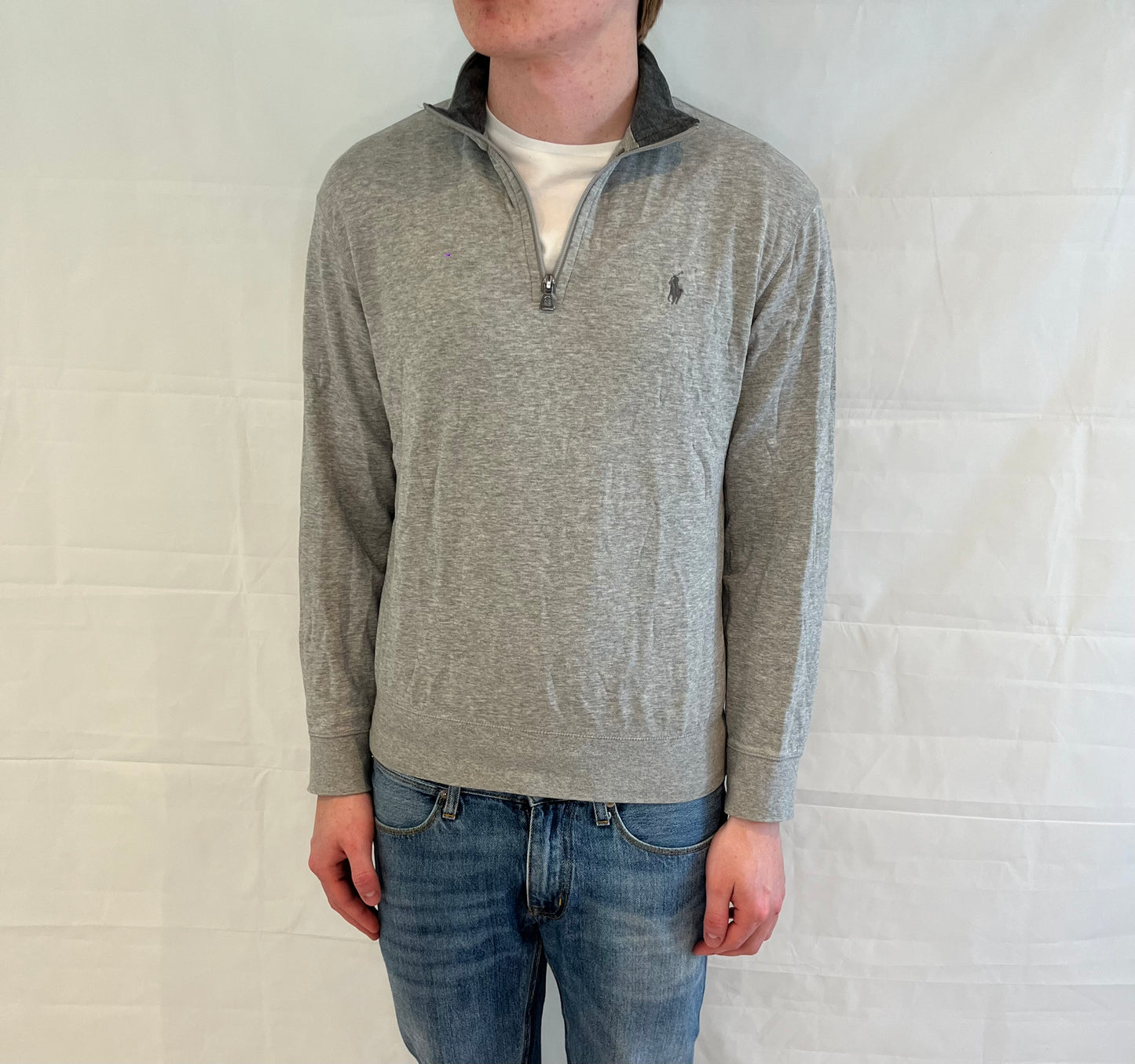 Polo Ralph Lauren Half Zip Grey Men's