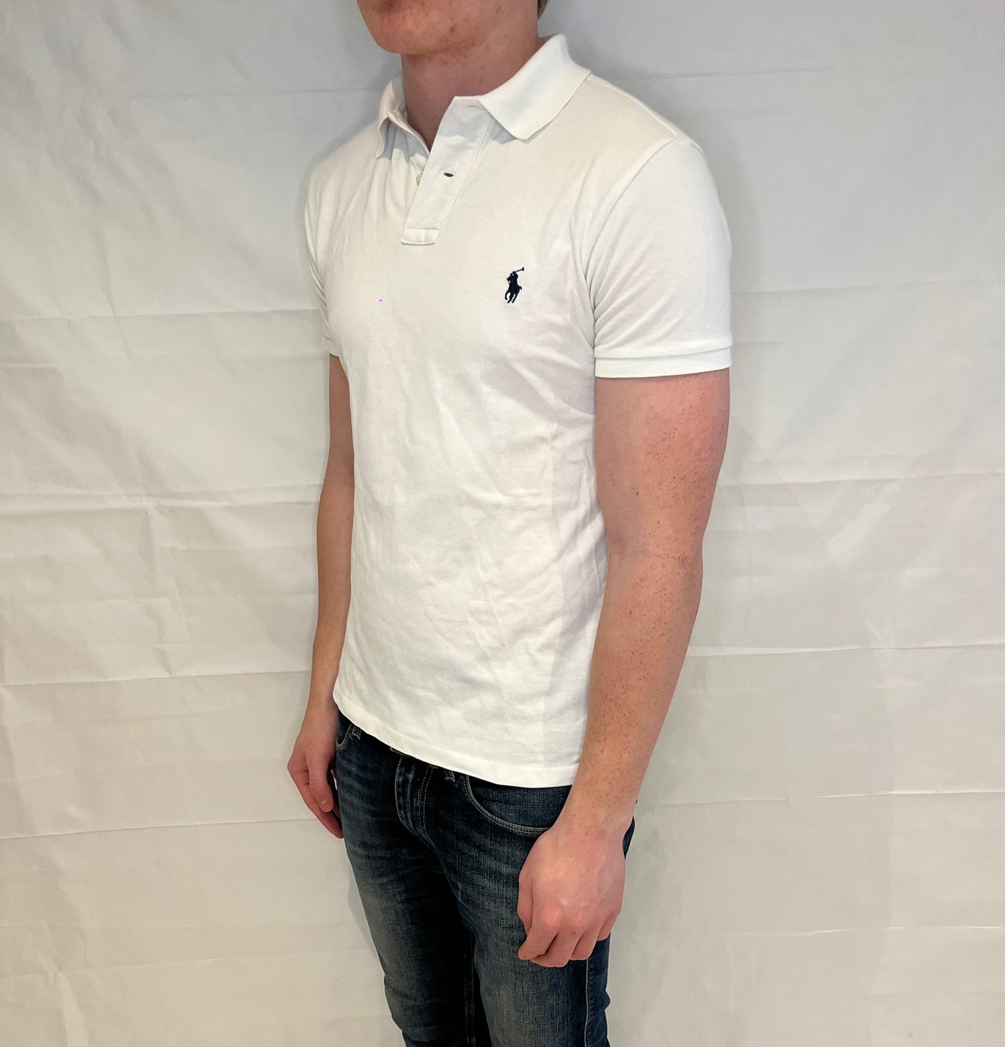 Polo Ralph Lauren Slim Fit Polo White Men's
