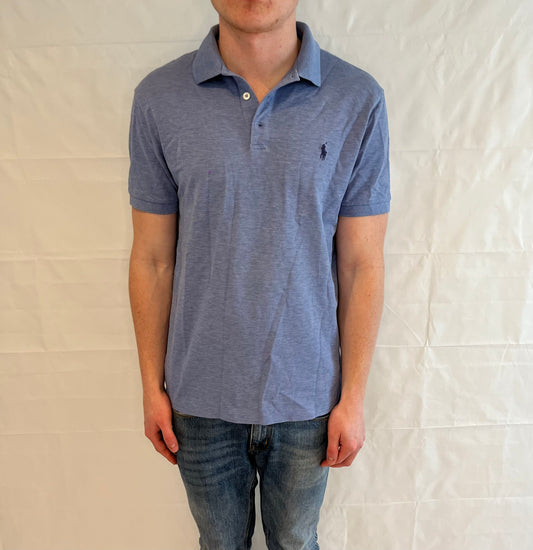 Polo Ralph Lauren Slim Fit Stretch Mesh Polo Light Blue Men's