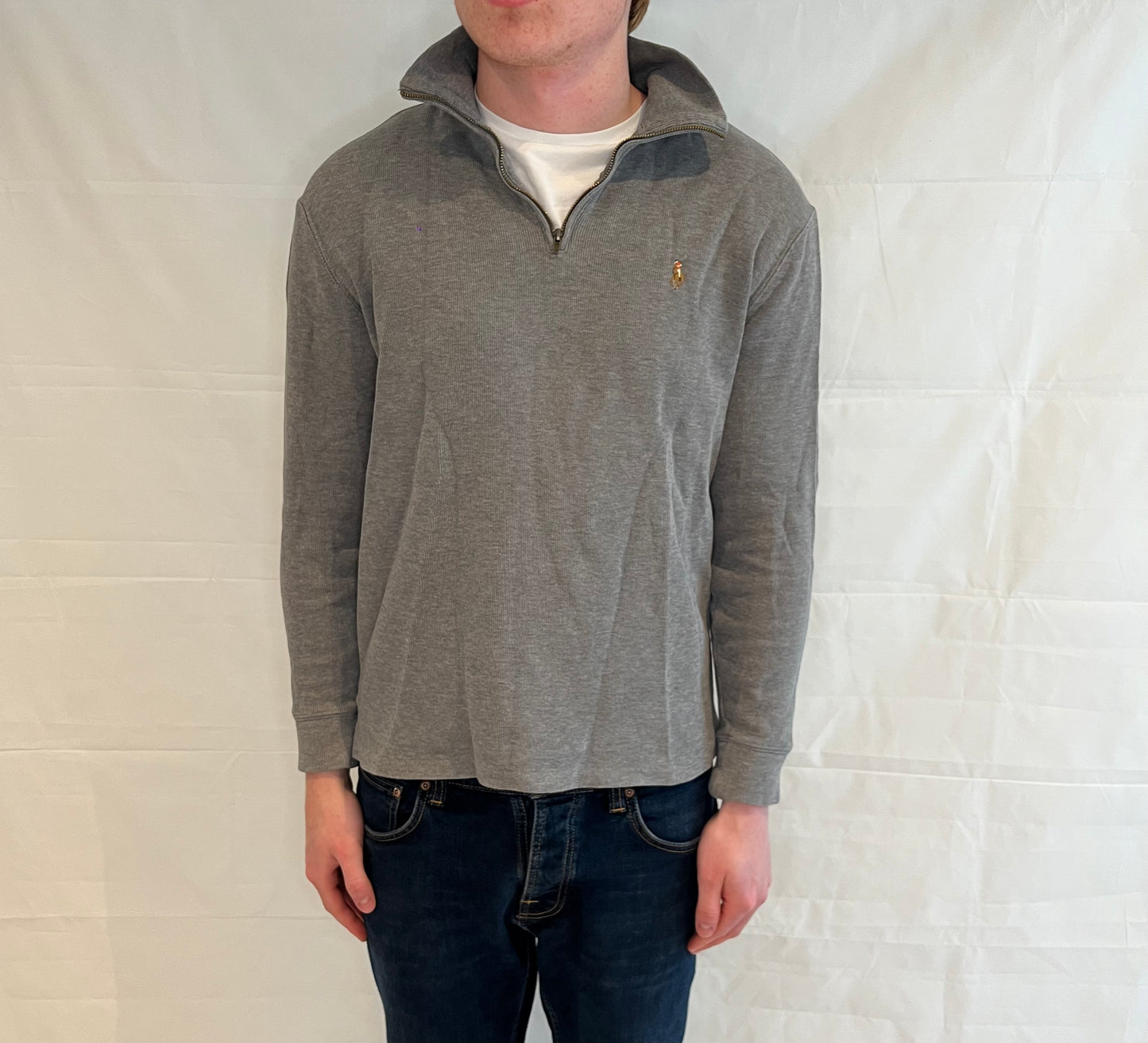 Polo Ralph Lauren Half Zip Grey Men's