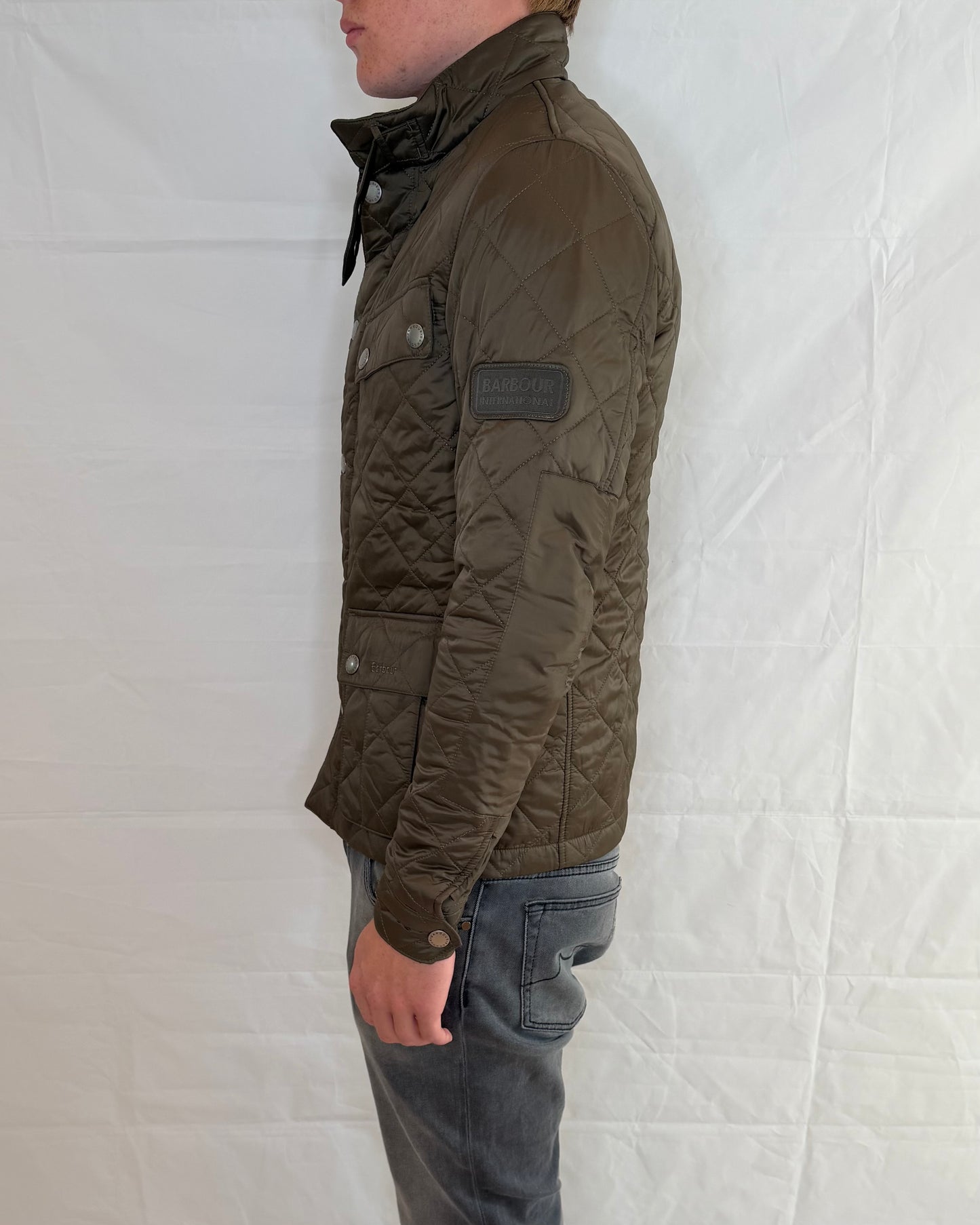 Barbour Jacket Olive Green Men's