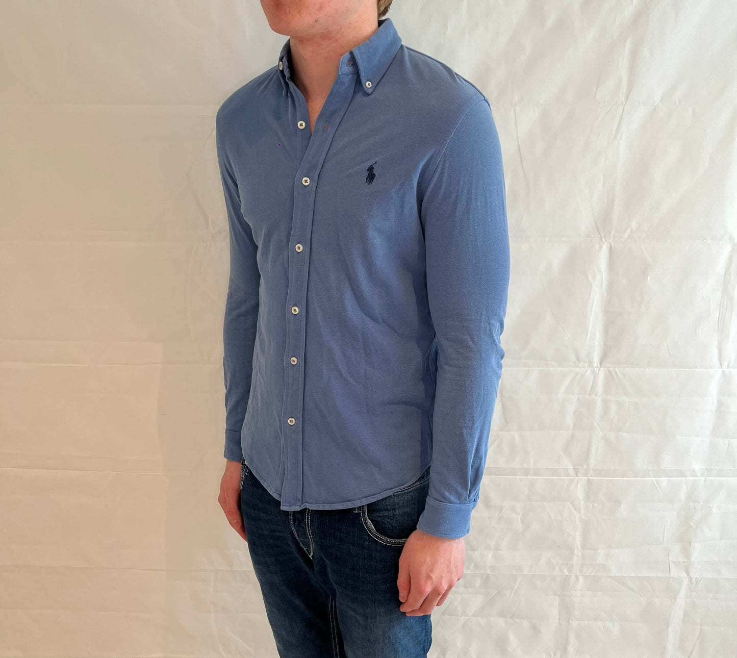 Polo Ralph Lauren Featherweight Mesh Shirt Blue Men's