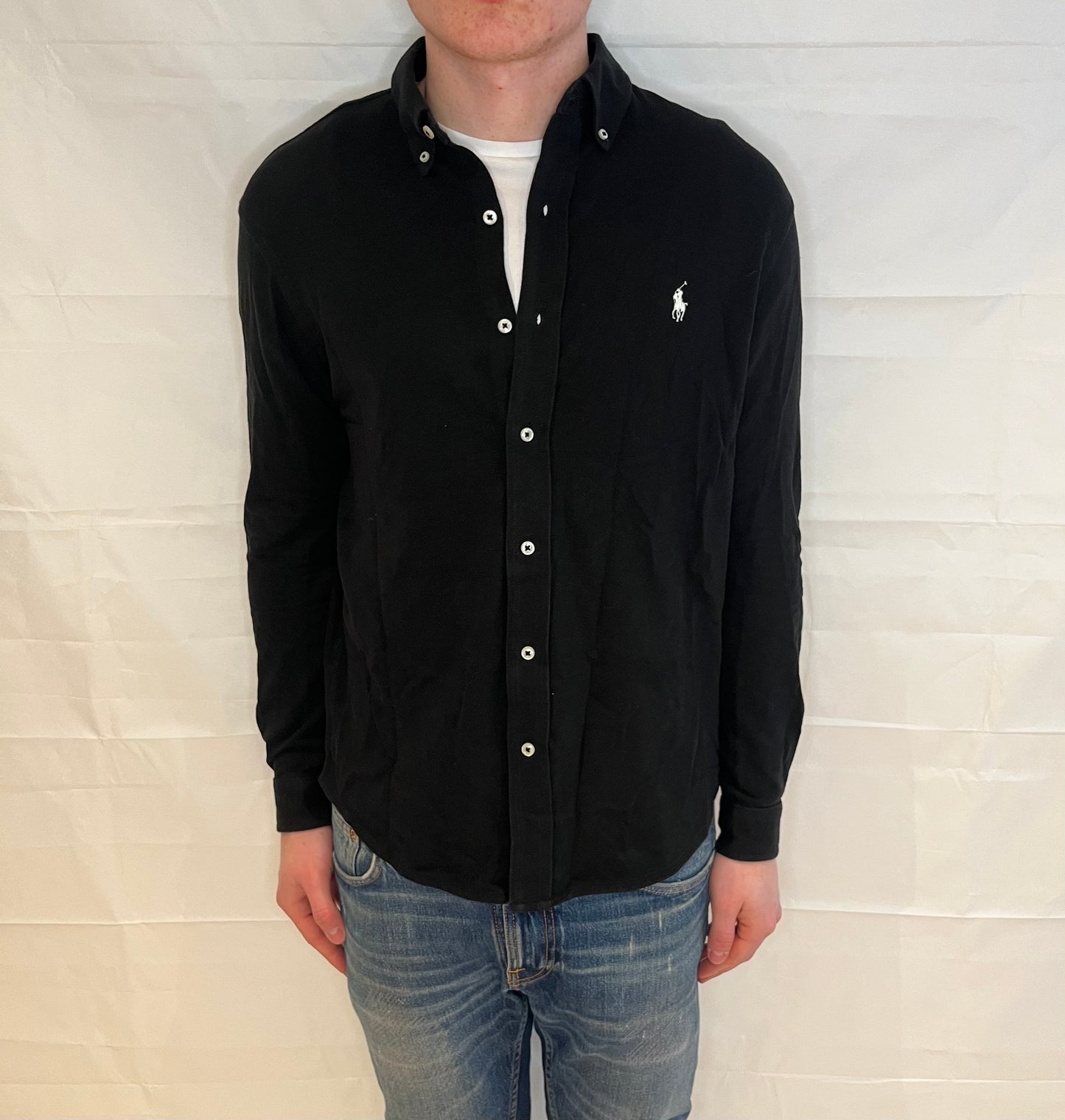 Polo Ralph Lauren Featherweight Mesh Shirt Black Men's