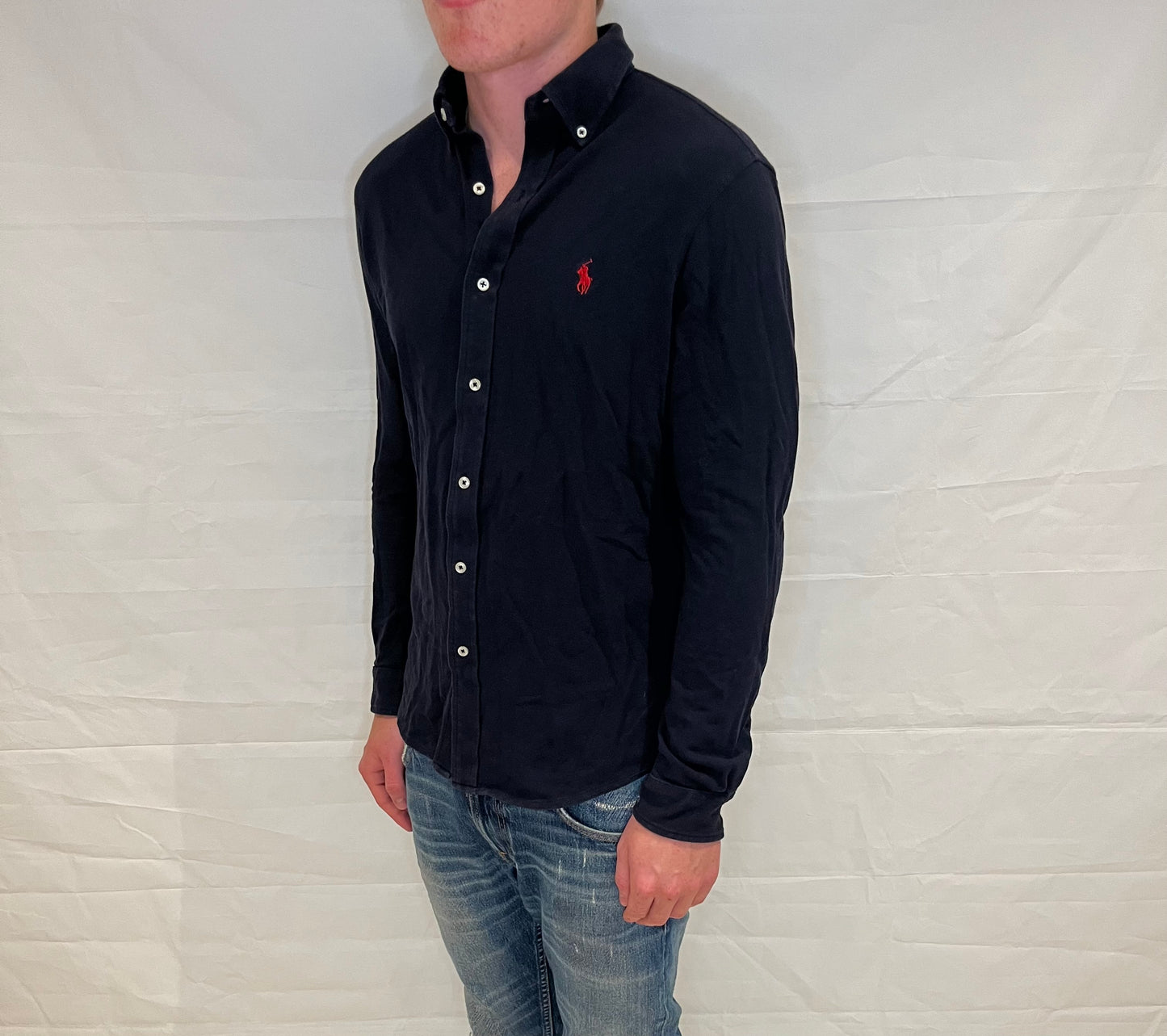 Polo Ralph Lauren Featherweight Mesh Shirt Blue Men's