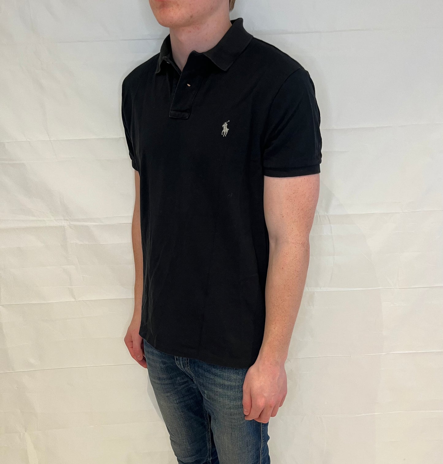 Polo Ralph Lauren Slim Fit Polo Black Men's