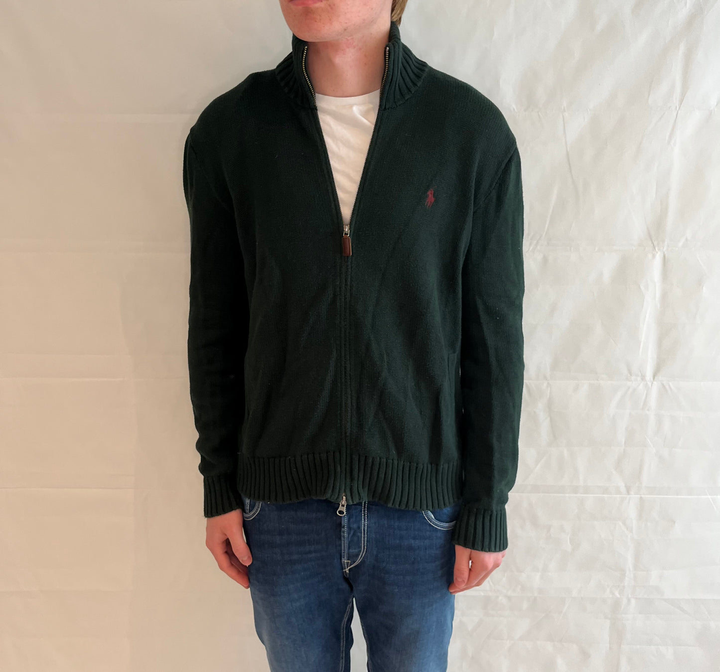 Polo Ralph Lauren Full Zip Cardigan Green Men's
