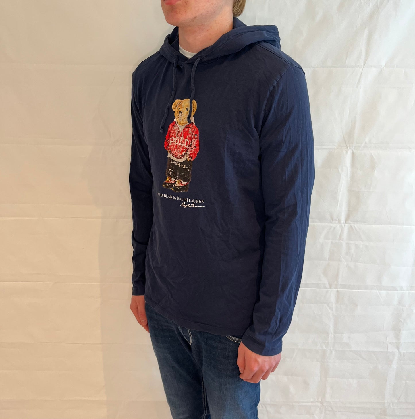 Polo Ralph Lauren Bear Hoodie Blue Men's