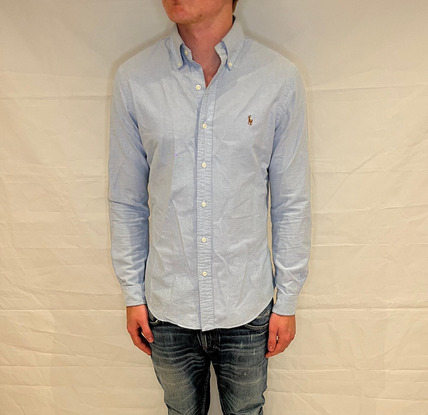Polo Ralph Lauren Slim Fit Shirt Light Blue Men's