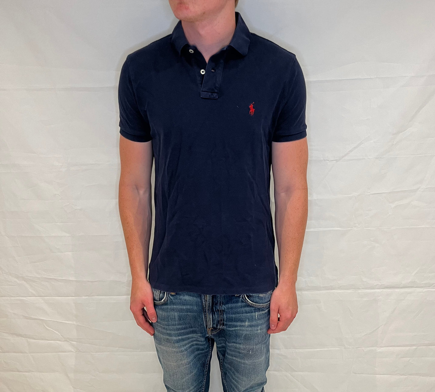 Polo Ralph Lauren Custom Fit Polo Blue Men's